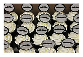 Sweets For The Sweet Mustache Cupcakes