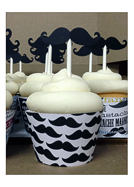 Mustache Cupcakes Mustache Cupcakes