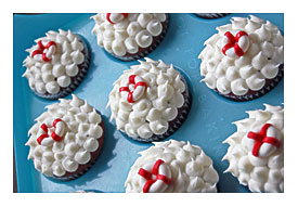 Nautical Baby Shower Cupcakes Be Nourished Now, Inc. Wellness