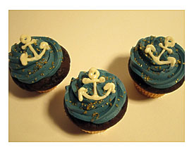 Navy Cupcakes 2