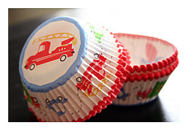 Firetruck Cupcake Cups Michaels Crafts Kidsboys Party Ideas