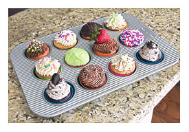 Silicone Baking Cup 12 Pcs Reusable Cupcake Liner Non Stick Muffin