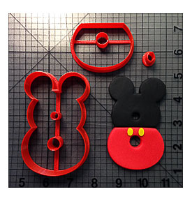 Mickey Number Full Cookie Cutter Set JB Cookie Cutters