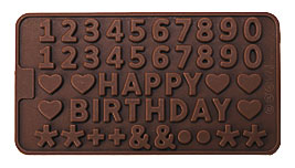 Details About Birthday Letters & Numbers Chocolate Mould Mold 062