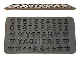 Details About Birthday Letters & Numbers Chocolate Mould Mold 062