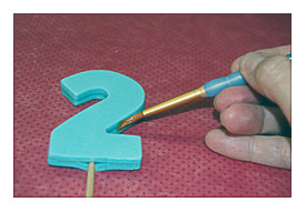 How To Make A Fondant Number Topper