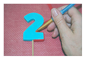 How To Make A Fondant Number Topper