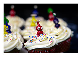 Pikmin Cupcake Toppers 1 Dozen Made To Order By Rinyrinri On Etsy
