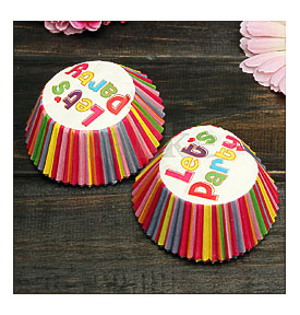 50 100Pcs Paper Cake Cup Cupcake Cases Baking Muffin Dessert Party