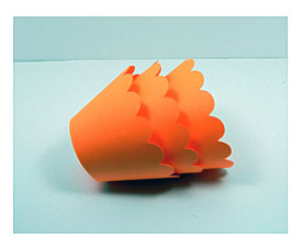 Cupcake Wrappers Orange Cupcake Wrappers Bright By PaperNPeace