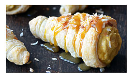 Dessert Puff Pastry Cornucopias Cooking Recipes & Tips YouTube