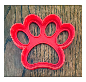 Paw Print Cookie And Dog Treat Cutter By ThreeDGeek On Etsy