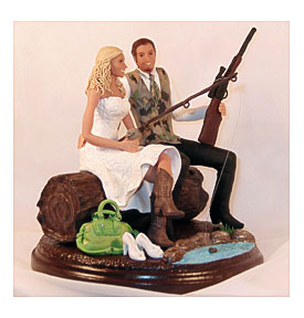 Hunting And Fishing Wedding Cake Toppers Cake Picture Ideas