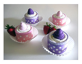 Pink & Lavender Diaper Cupcakes With By ModernologyGifts On Etsy