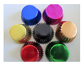 Foil Baking Cupcake Liner Paper Cup Standard Or Mini