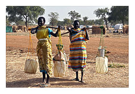 Juvenile women spend their days looking for water, Jamam refugee camp, South Sudan