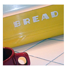 Vintage 1950s Lustro Ware Bread Box In By CrescentThriftShop