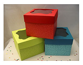 Stylish And Decorative Individual Cup Cake Boxes