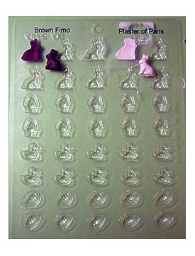 Chocolate Bunny The Bunnies Are Made Using A Mini Plastic Candy Mold