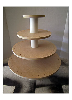 Tier+Square+Cupcake+Stand Stands All > 4 Tier Round Or Square