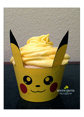 Pokemon GO Pikachu Inspired Cupcake Wrapper By FancyAndFunFamily