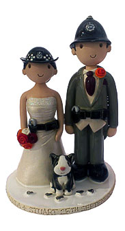 Cake Topper. This Fun And Unique Buck Head Wedding Cake Topper