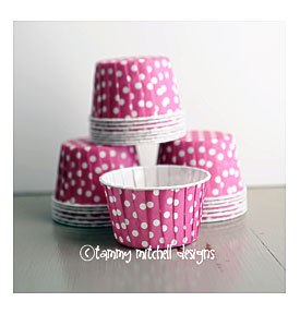 Black And White Polka Dot Cupcake Wrappers By YourPartyShoppe