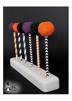 Halloween themed Cake Pops. And A Beautiful KC Bakes Cake Pop Stand