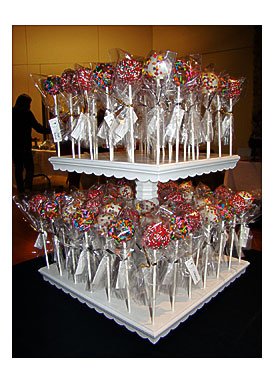 Wood CAKE POP Stand Two Tier 80 Hole Display By CakePopStands
