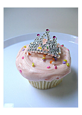 Mini Tiara Princess Crown Cupcake Topper By TheGlitterShoppe
