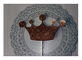 Princess Crown Cake Topper Cake Topper Gold By AllOverCreations
