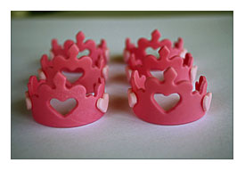 Princess Tiara Fondant Cupcake Toppers By Clementinescupcakes