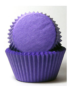 Purple Matte Cupcake Liner Ashley's Wedding Inspiration Pinterest