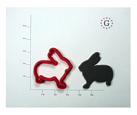 Ben The Bunny Cookie Cutter The Gingerbread Cutter Company