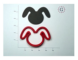 Floppy Ear Bunny Cookie Cutter The Gingerbread Cutter Company