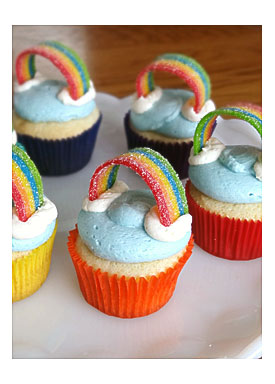 Libby's Cupcakes Etc Rainbow Cupcakes