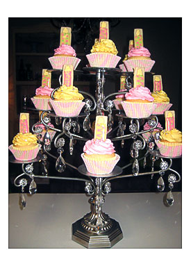 More Than Chocolate Chandelier Cupcake Stand