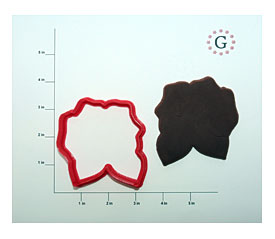 Rose Cookie Cutter 4 Options The Gingerbread Cutter Company