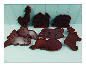 Old McDonalds Farm Cookie Cutters Chilton Red By Naturegirl22