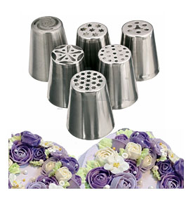 Russian Tulip Icing Piping Nozzle Stainless Tips Flower Cake Decor