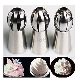 Details About Russian Flower Ball Cake Decorating Icing Piping Nozzles