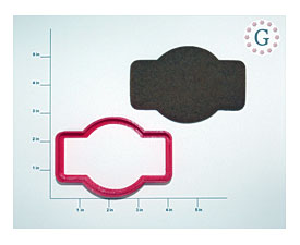 Plaque Cookie Cutter 2 Size Options The Gingerbread Cutter Company