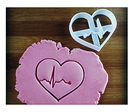 Store > Medicine & Science > EKG Heart Cookie Cutter
