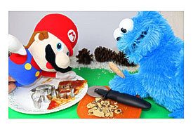 Exchange Pizza Cutter And Cookie Cutters Sesame Street Toys YouTube