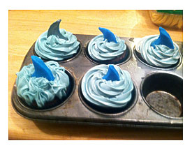 Shark Week Cupcakes Mess Of A Life