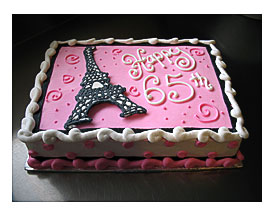 Eiffel Tower Sheet Cake Giggy's Cakes And Sweets Flickr