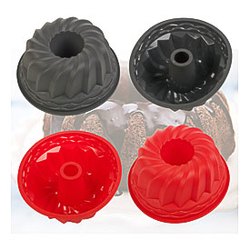 Details About Silicone Bundt Pan Savarin Cake Tin Mould Non Stick Ring