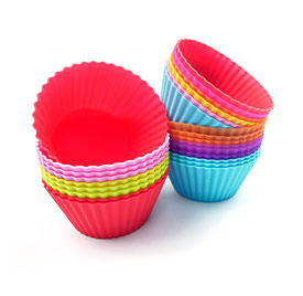 Save 23% LEMCASE Silicone Baking Cups, Cupcake Liners, Muffin Cup