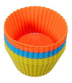 12X Silicone Cake Muffin Chocolate Cupcake Cups Mold US$3.65