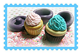 Items Similar To Kawaii Cupcake Flexible Silicone Mold Mould On Etsy